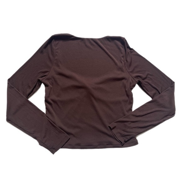Sunday Best Lula Long Sleeve in Chocolate Brown - Picture 2 of 7